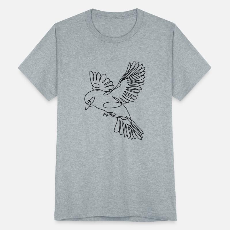 Bird Line Art drawing Bird Flying One Line Drawing