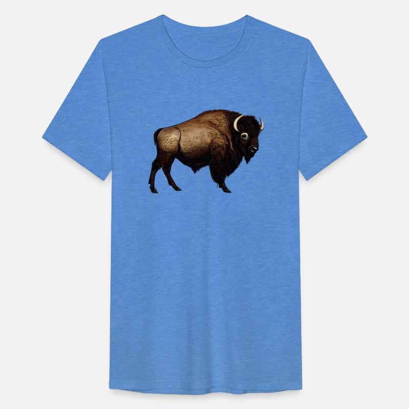 Bison art design majesty of nature buffalo