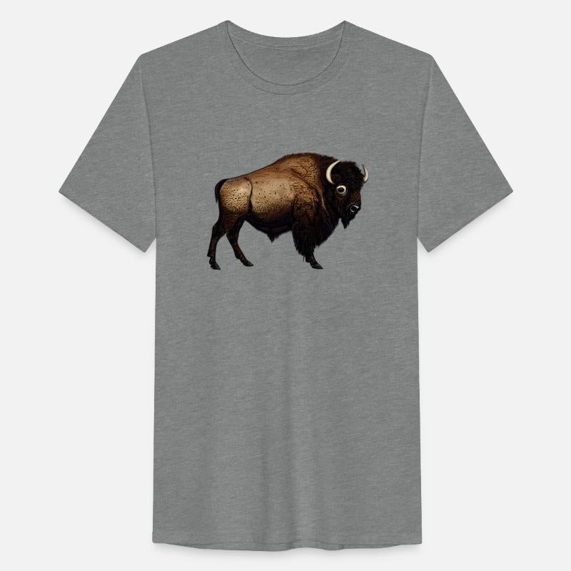 Bison art design majesty of nature buffalo