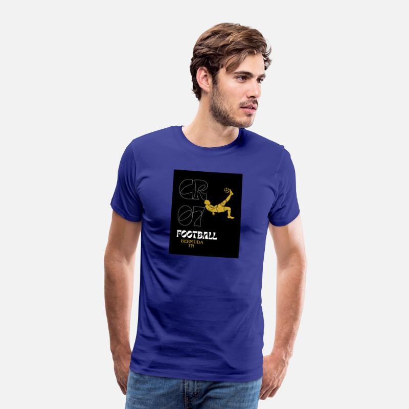 Black Dark and Trendy Illustrative T Shirt Footbal