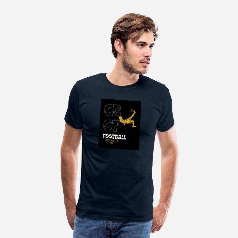 Black Dark and Trendy Illustrative T Shirt Footbal