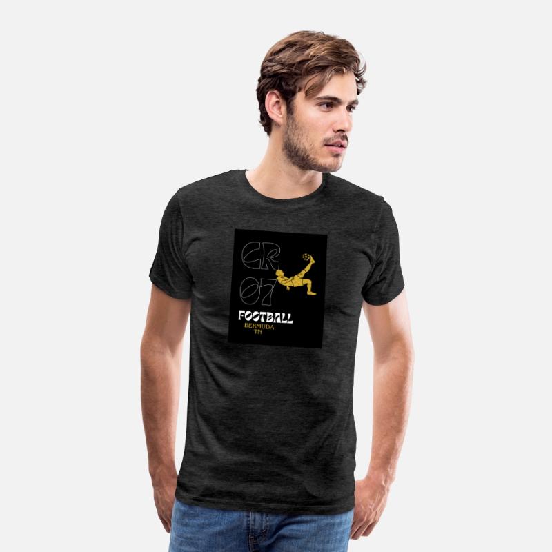 Black Dark and Trendy Illustrative T Shirt Footbal