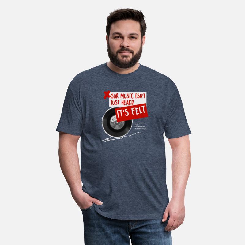 Black Red Grunge Music T Shirt