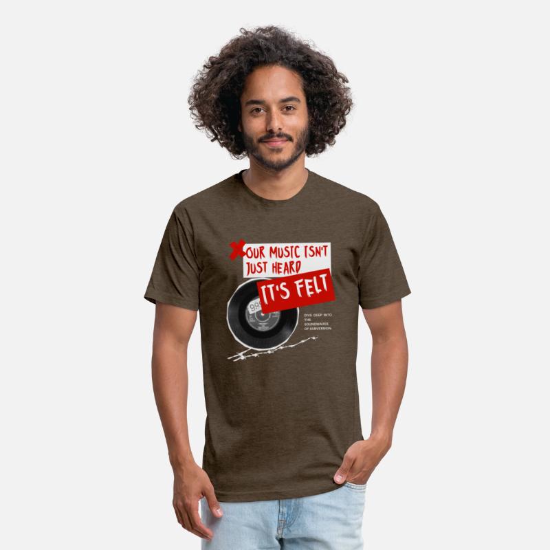 Black Red Grunge Music T Shirt