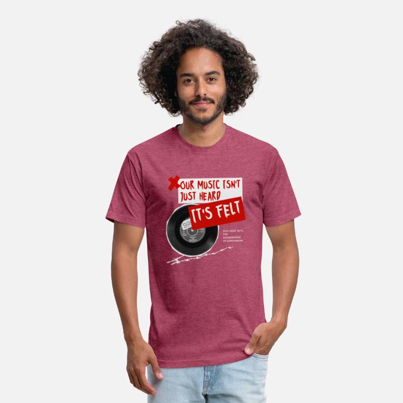 Black Red Grunge Music T Shirt