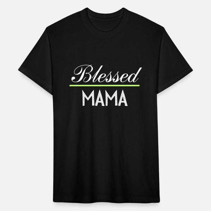 Blessed MAMA. In white color.