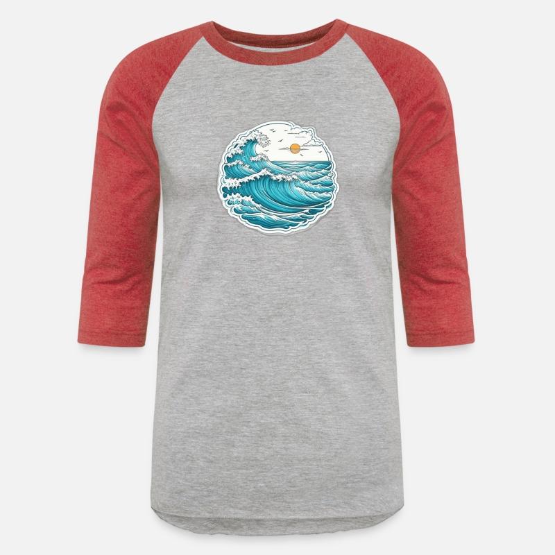 Blue Ocean Waves Seascape