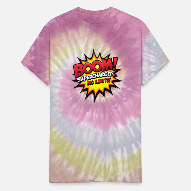Bold and Colorful Graphic Boom Supercharged