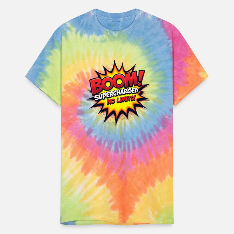 Bold and Colorful Graphic Boom Supercharged