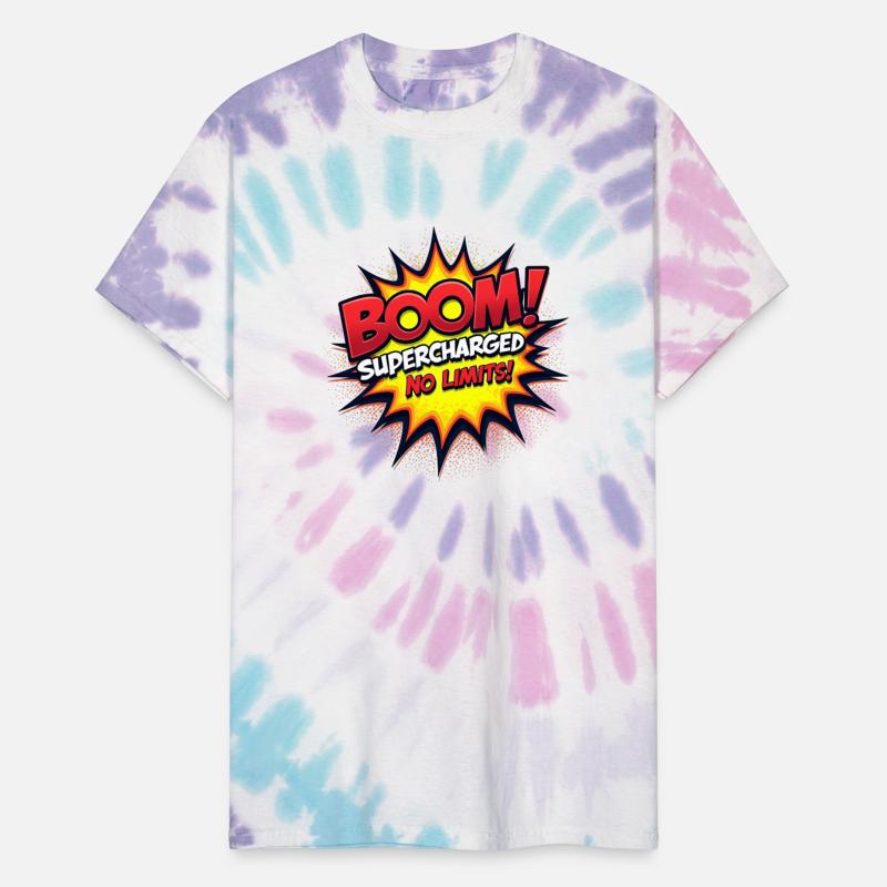 Bold and Colorful Graphic Boom Supercharged