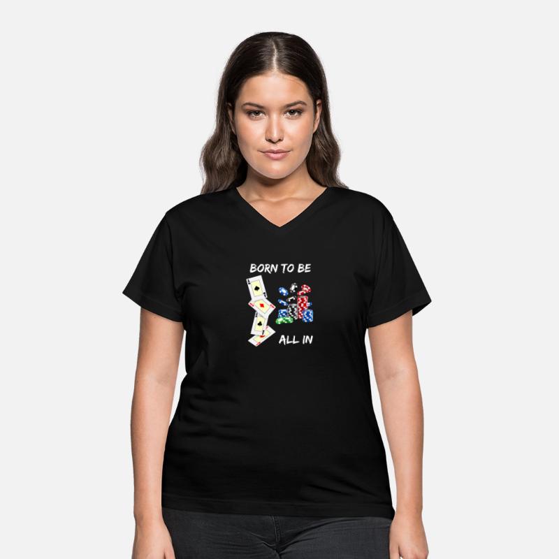 Born To Be All In Poker T-Shirt