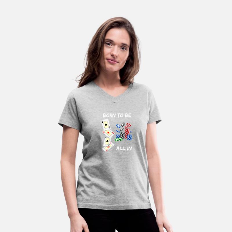 Born To Be All In Poker T-Shirt