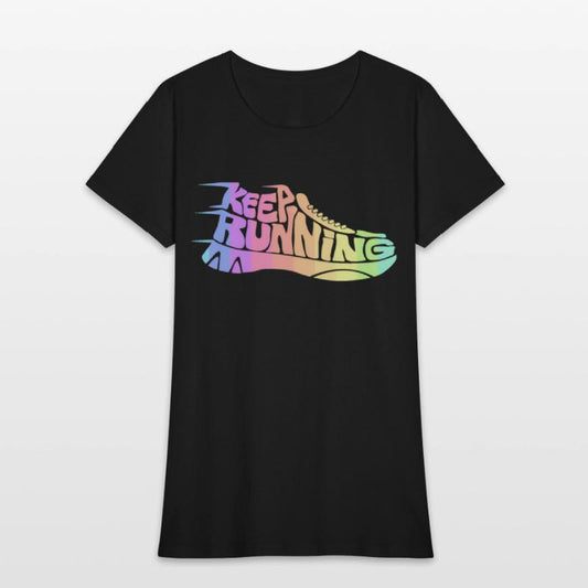 Bright Rainbow Keep Running Runner