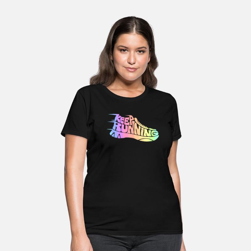 Bright Rainbow Keep Running Runner