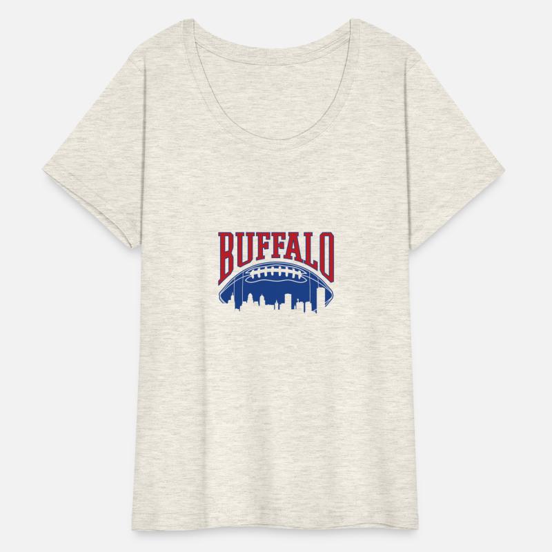 Buffalo Football Vintage Skyline New York Bills Ma