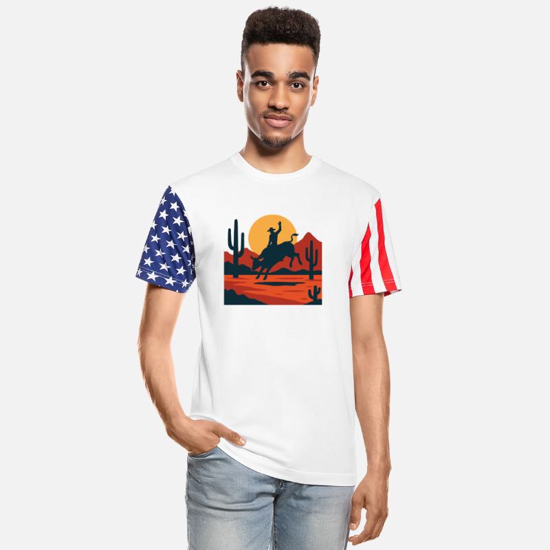 Bull Rider's Sunset Adventure Tee