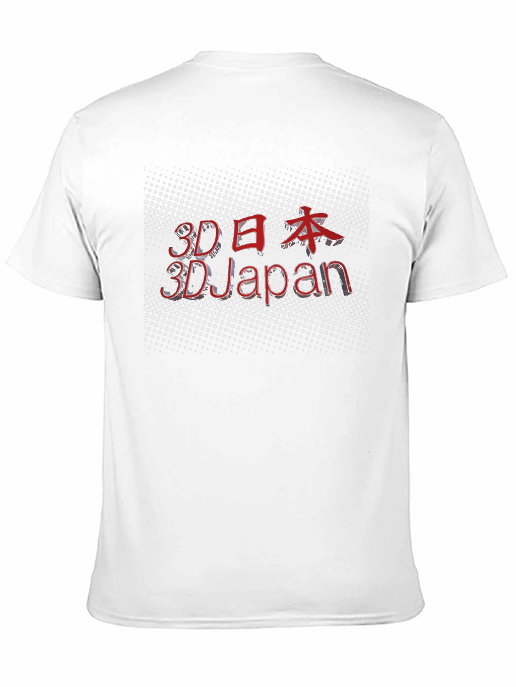 3D Japan Black T-Shirt