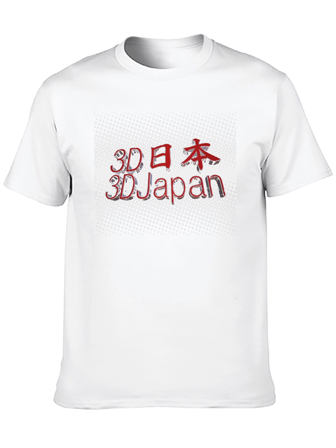 3D Japan Black T-Shirt