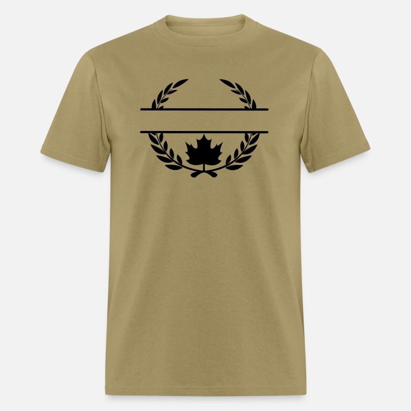 Canada maple leaf laurel wreath