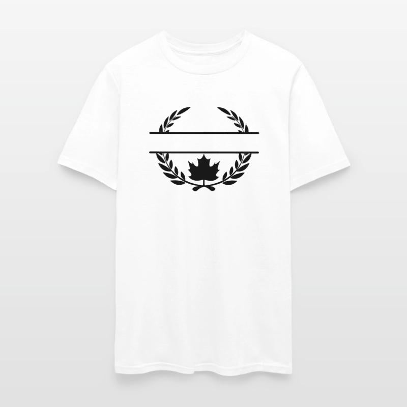 Canada maple leaf laurel wreath