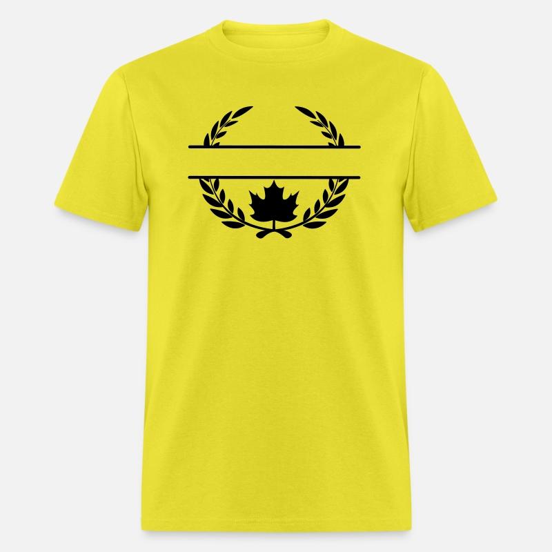 Canada maple leaf laurel wreath