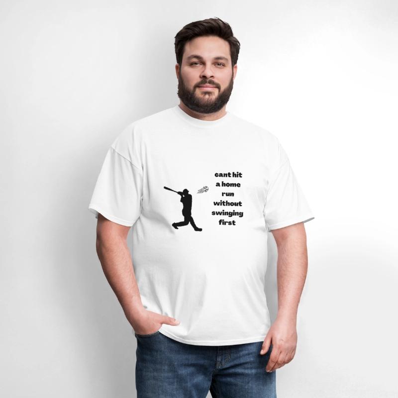 cant hit a home run without swinging first