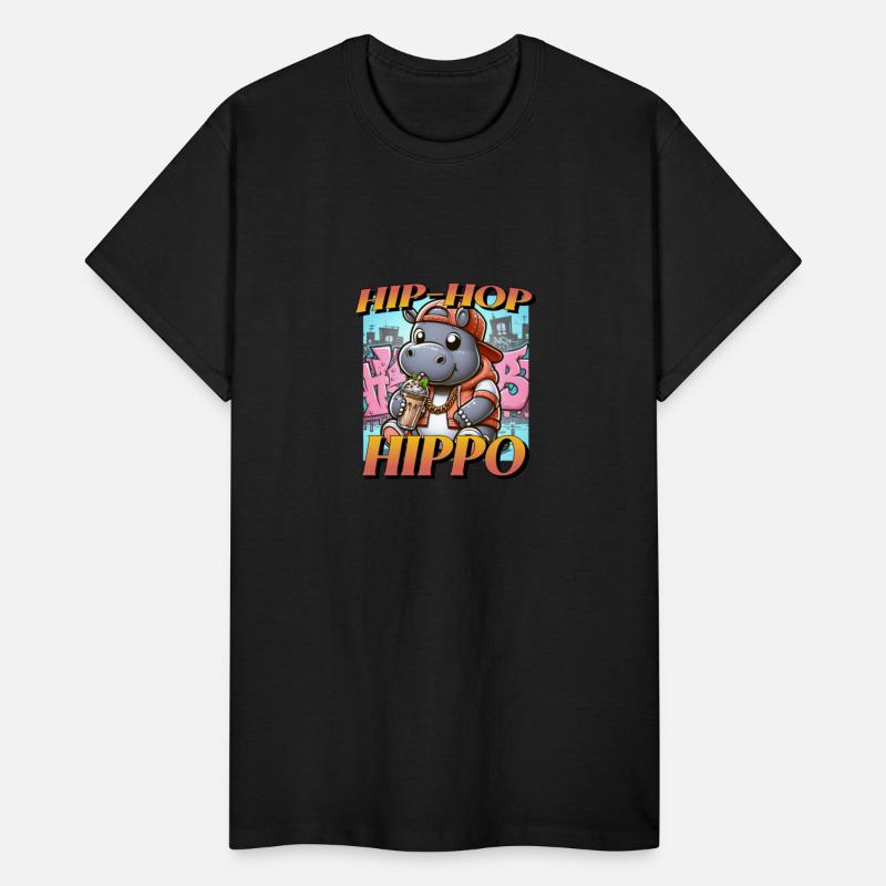 Cartoon Hip-hop Hippo