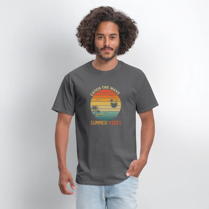 Catch The Wave Summer Vibes T-Shirt Wave Rider