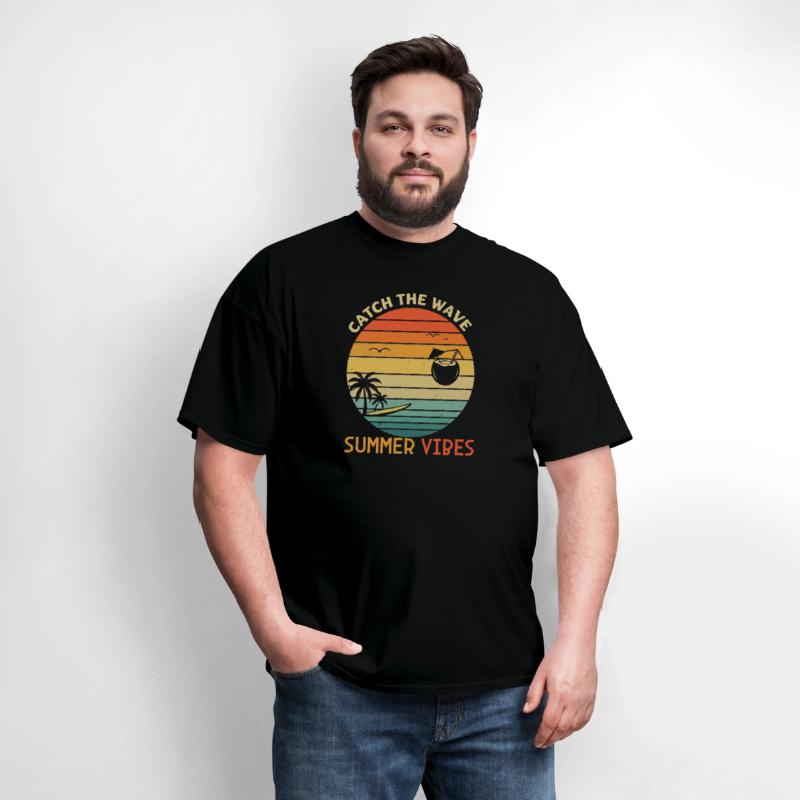 Catch The Wave Summer Vibes T-Shirt Wave Rider