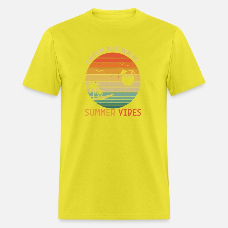 Catch The Wave Summer Vibes T-Shirt Wave Rider