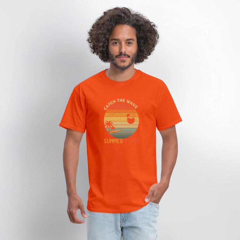 Catch The Wave Summer Vibes T-Shirt Wave Rider