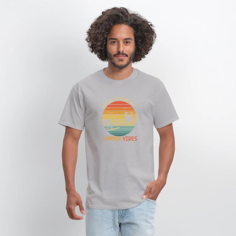 Catch The Wave Summer Vibes T-Shirt Wave Rider
