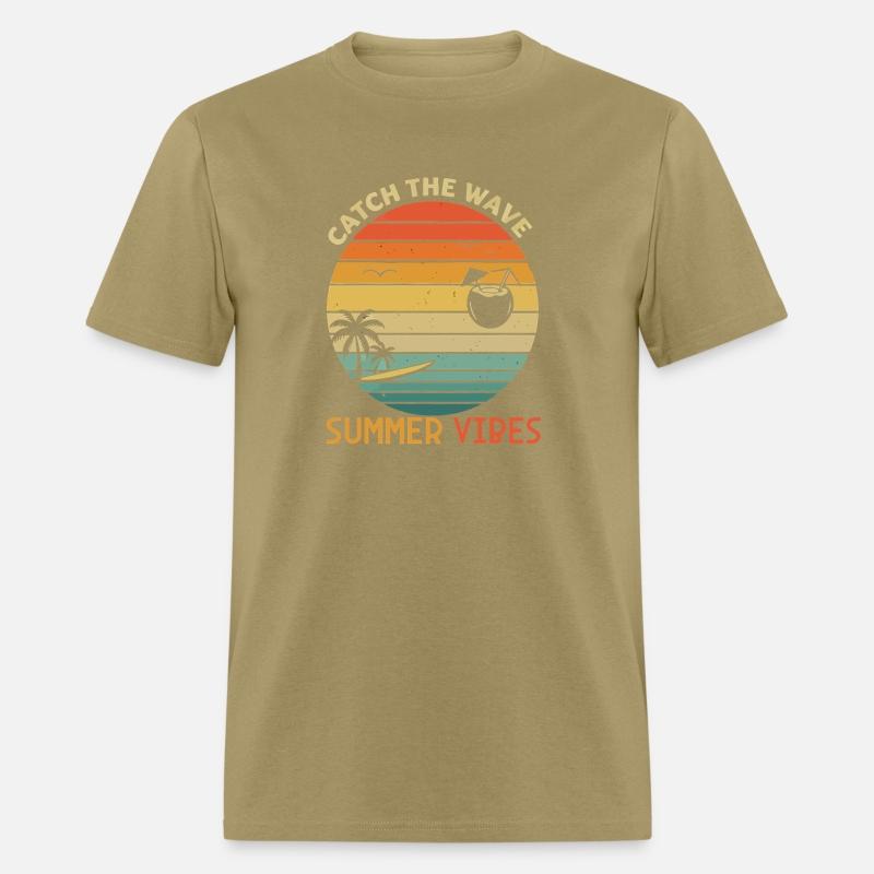 Catch The Wave Summer Vibes T-Shirt Wave Rider
