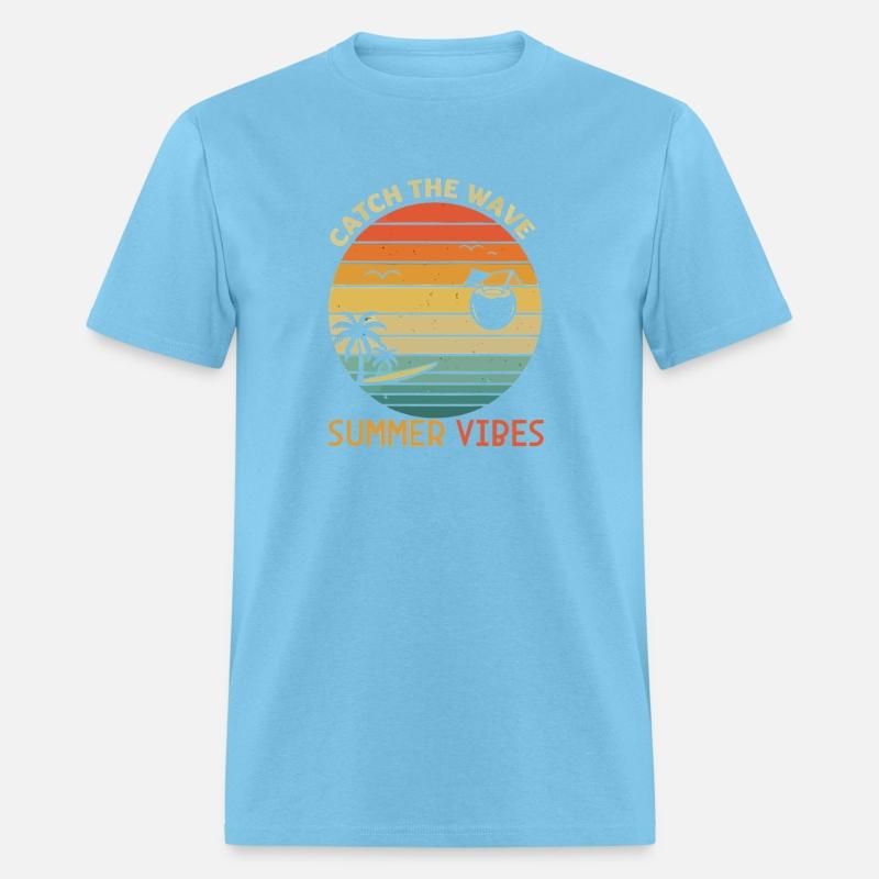 Catch The Wave Summer Vibes T-Shirt Wave Rider