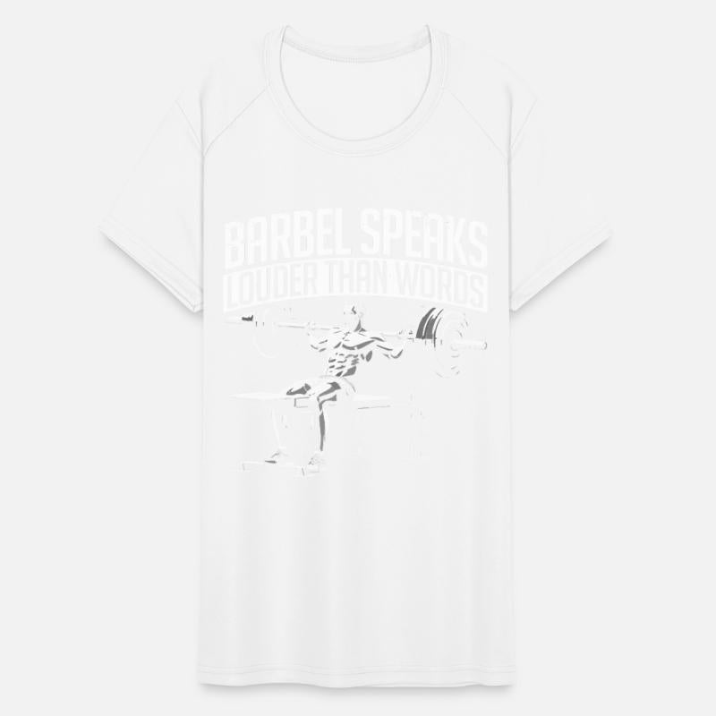 Chest Workout Bodybuilder Barbel Speaks Louder