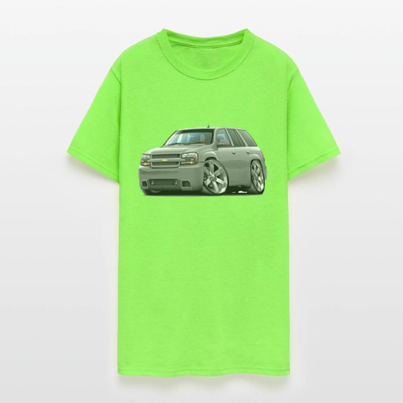 Chevy Trailblazer silver truck