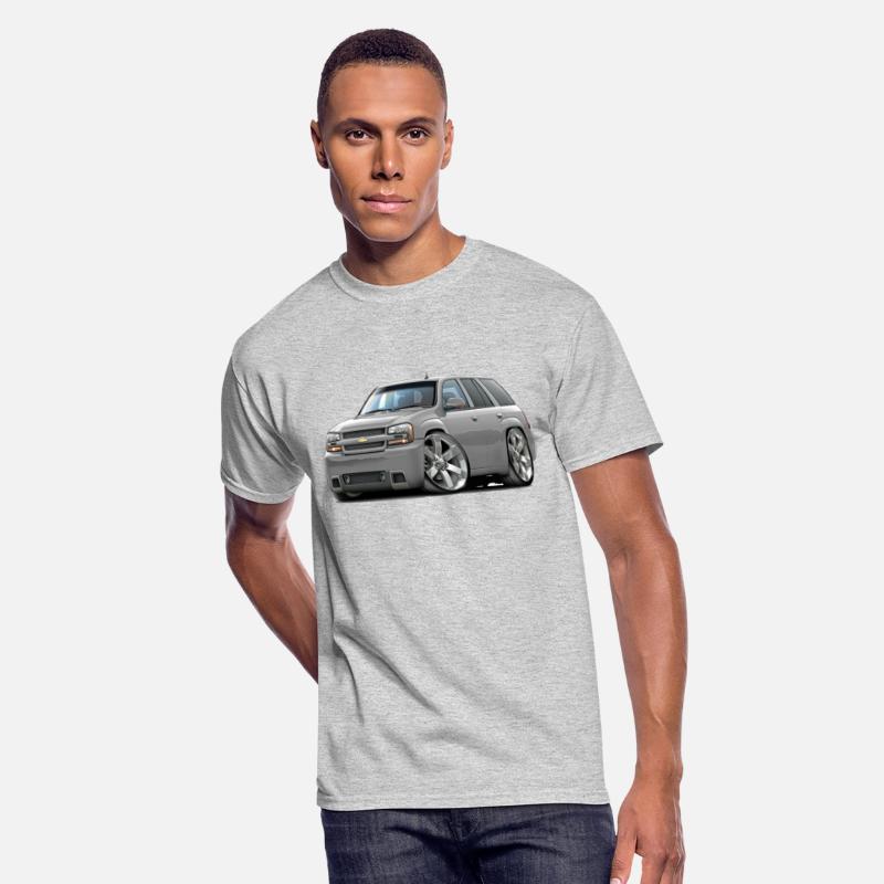 Chevy Trailblazer silver truck