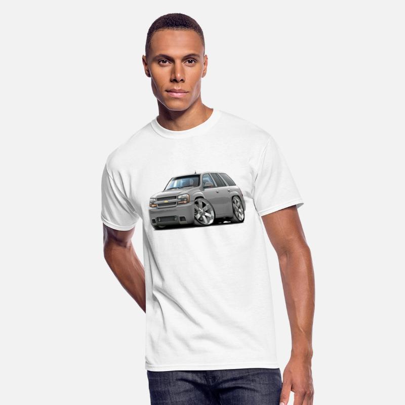 Chevy Trailblazer silver truck