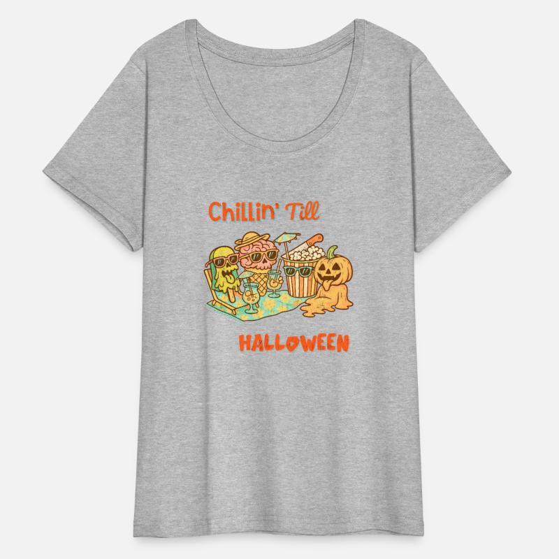 chilling till halloween summerween design