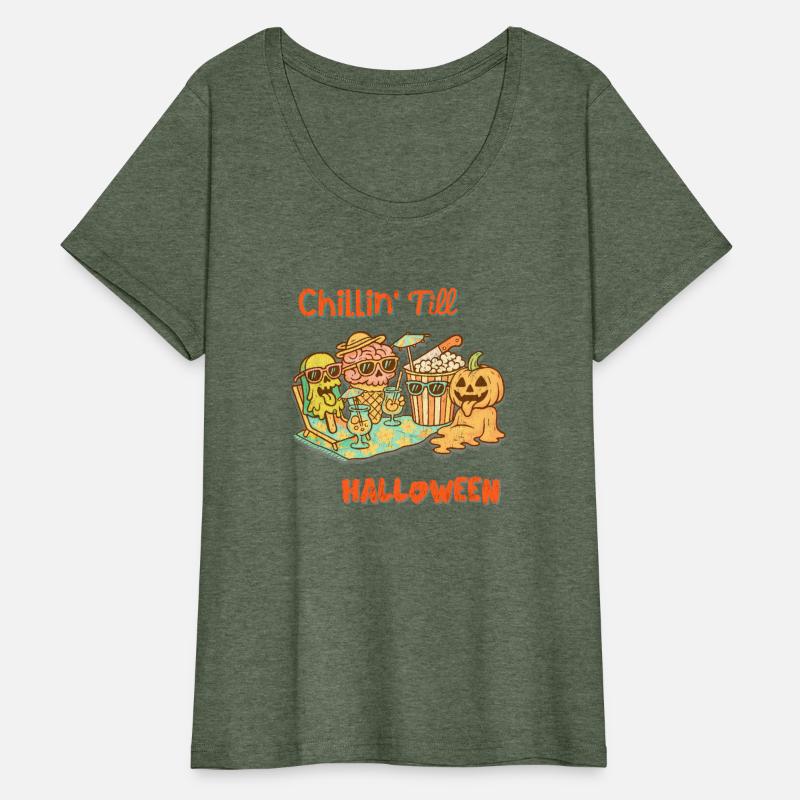 chilling till halloween summerween design