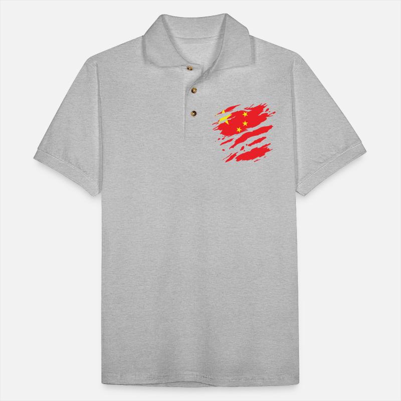 China - national flag, scratches, cracks