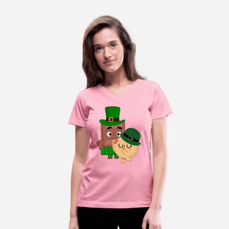 Choco And Pancake in Irish Hats Cute St Patrick's