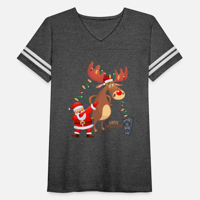 Christmas Lights Dabbing Santa Dancing Rudolph