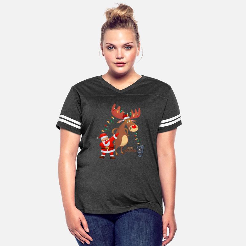 Christmas Lights Dabbing Santa Dancing Rudolph