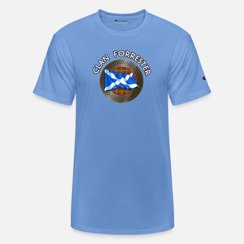 Clan Forrester Crest & Tartan Knot Flag