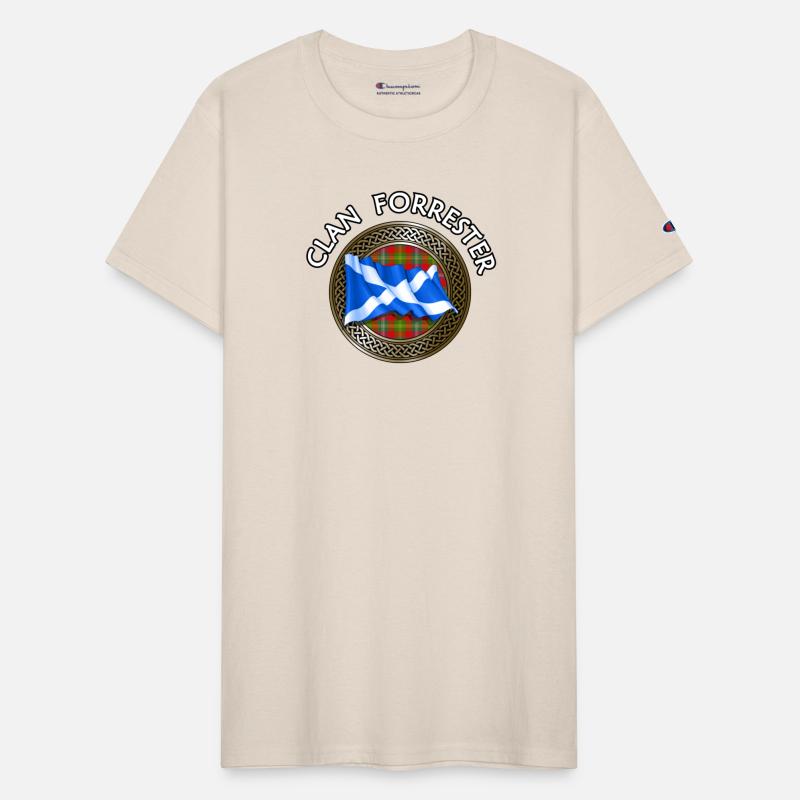 Clan Forrester Crest & Tartan Knot Flag