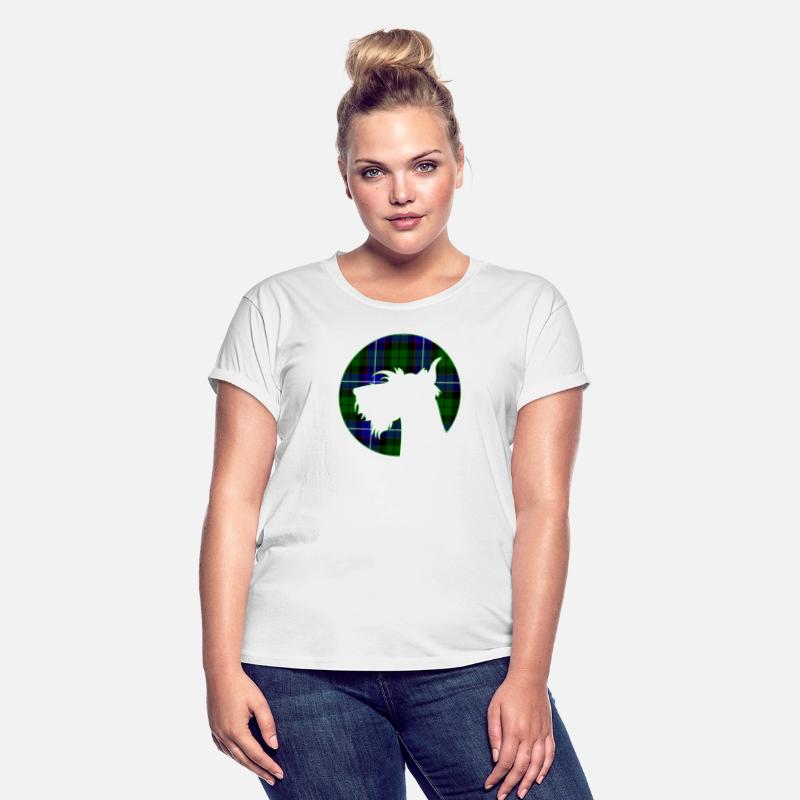 Clan Galbraith Tartan Scottie Dog Silhouette