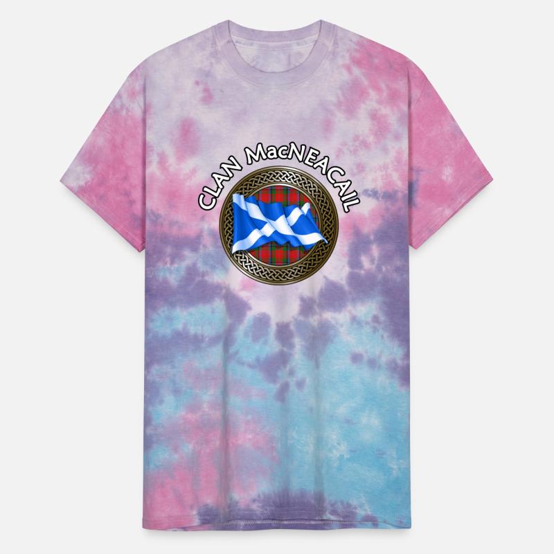 Clan MacNeacail | MacNicol Tartan Knot & Flag