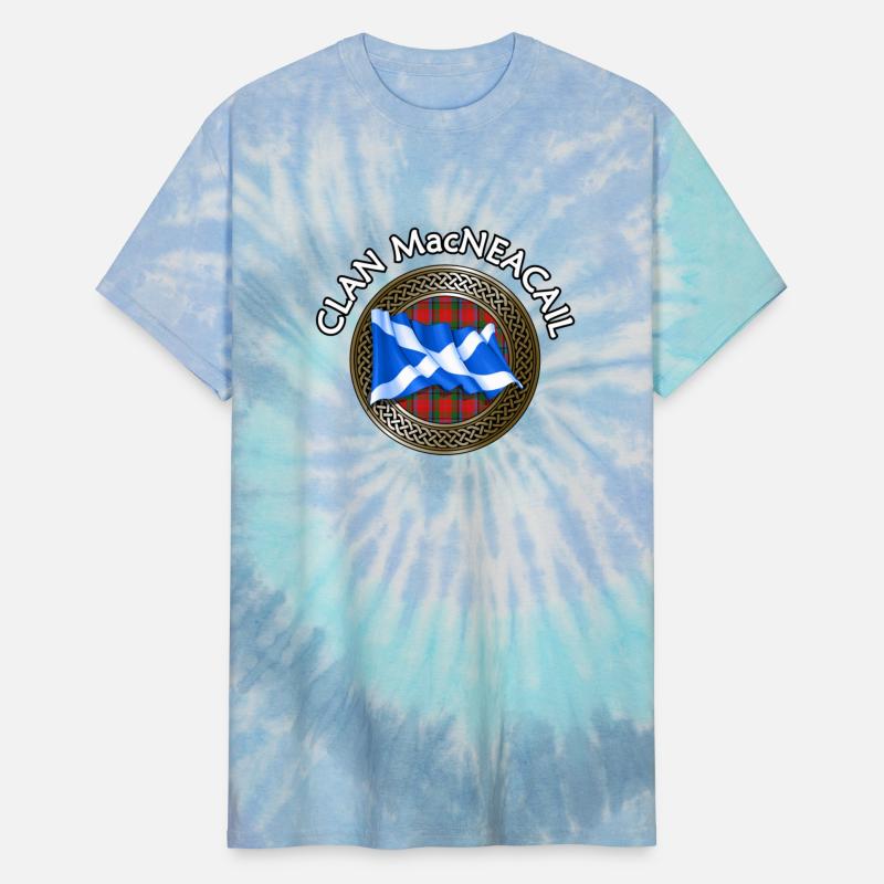 Clan MacNeacail | MacNicol Tartan Knot & Flag