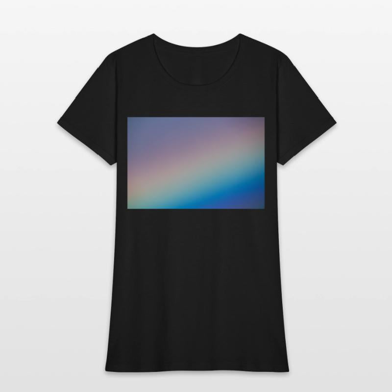 Closeup of a beautiful rainbow in the morning sky.